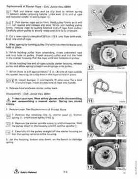 1990 Johnson Evinrude "ES" Colt/Junior thru 8 Service Repair Manual, P/N 507870, Page 230
