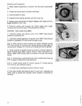 1990 Johnson Evinrude "ES" Colt/Junior thru 8 Service Repair Manual, P/N 507870, Page 231