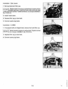1990 Johnson Evinrude "ES" Colt/Junior thru 8 Service Repair Manual, P/N 507870, Page 232