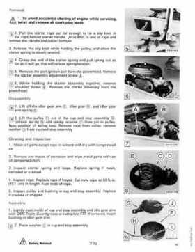 1990 Johnson Evinrude "ES" Colt/Junior thru 8 Service Repair Manual, P/N 507870, Page 236