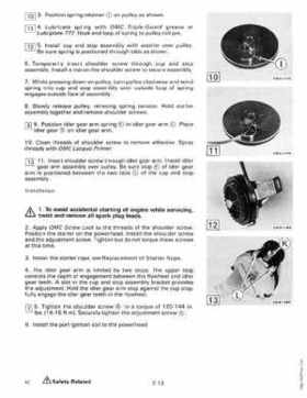 1990 Johnson Evinrude "ES" Colt/Junior thru 8 Service Repair Manual, P/N 507870, Page 237