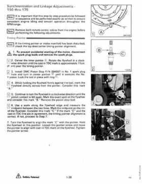1990 Johnson Evinrude "ES" Cross V 88 thru 115, 150 thru 175 Service Repair Manual, P/N 507874, Page 44