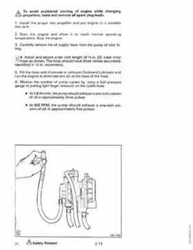 1990 Johnson Evinrude "ES" Cross V 88 thru 115, 150 thru 175 Service Repair Manual, P/N 507874, Page 68