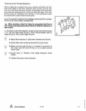 1990 Johnson Evinrude "ES" Cross V 88 thru 115, 150 thru 175 Service Repair Manual, P/N 507874, Page 71