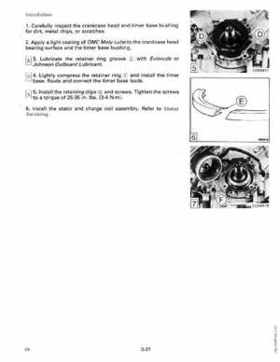 1990 Johnson Evinrude "ES" Cross V 88 thru 115, 150 thru 175 Service Repair Manual, P/N 507874, Page 109