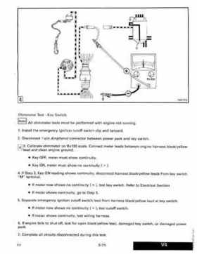 1990 Johnson Evinrude "ES" Cross V 88 thru 115, 150 thru 175 Service Repair Manual, P/N 507874, Page 113