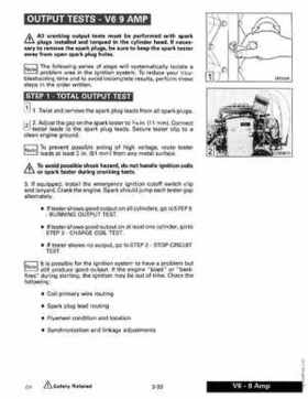 1990 Johnson Evinrude "ES" Cross V 88 thru 115, 150 thru 175 Service Repair Manual, P/N 507874, Page 121