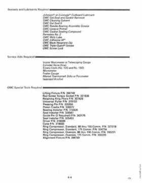 1990 Johnson Evinrude "ES" Cross V 88 thru 115, 150 thru 175 Service Repair Manual, P/N 507874, Page 149