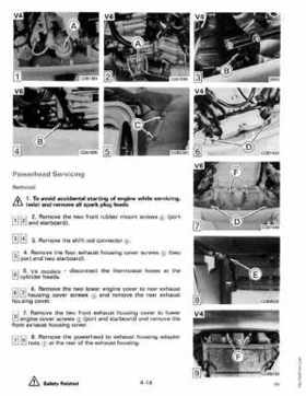 1990 Johnson Evinrude "ES" Cross V 88 thru 115, 150 thru 175 Service Repair Manual, P/N 507874, Page 159
