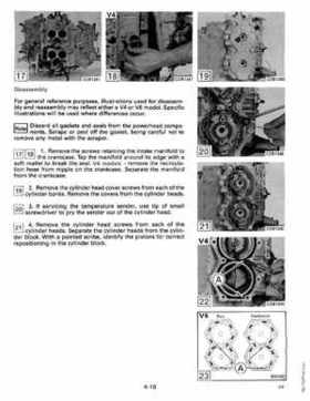 1990 Johnson Evinrude "ES" Cross V 88 thru 115, 150 thru 175 Service Repair Manual, P/N 507874, Page 161