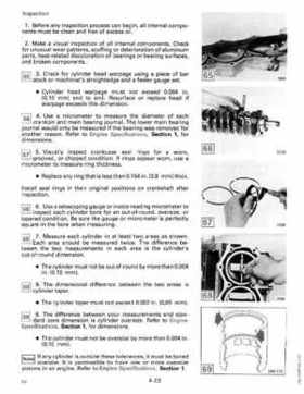 1990 Johnson Evinrude "ES" Cross V 88 thru 115, 150 thru 175 Service Repair Manual, P/N 507874, Page 168