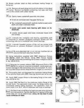 1990 Johnson Evinrude "ES" Cross V 88 thru 115, 150 thru 175 Service Repair Manual, P/N 507874, Page 174