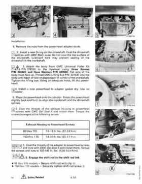 1990 Johnson Evinrude "ES" Cross V 88 thru 115, 150 thru 175 Service Repair Manual, P/N 507874, Page 178