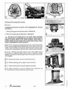 1990 Johnson Evinrude "ES" Cross V 88 thru 115, 150 thru 175 Service Repair Manual, P/N 507874, Page 197