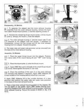 1990 Johnson Evinrude "ES" Cross V 88 thru 115, 150 thru 175 Service Repair Manual, P/N 507874, Page 198