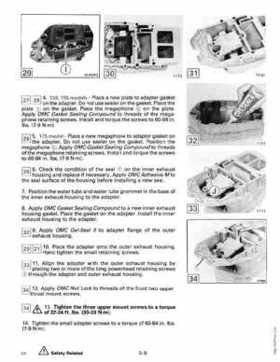 1990 Johnson Evinrude "ES" Cross V 88 thru 115, 150 thru 175 Service Repair Manual, P/N 507874, Page 201