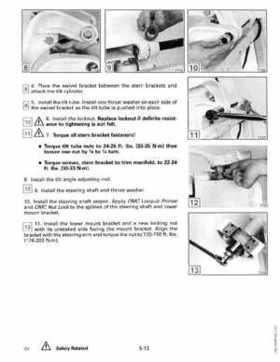 1990 Johnson Evinrude "ES" Cross V 88 thru 115, 150 thru 175 Service Repair Manual, P/N 507874, Page 205