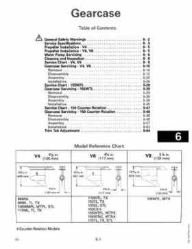 1990 Johnson Evinrude "ES" Cross V 88 thru 115, 150 thru 175 Service Repair Manual, P/N 507874, Page 207