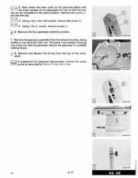 1990 Johnson Evinrude "ES" Cross V 88 thru 115, 150 thru 175 Service Repair Manual, P/N 507874, Page 217
