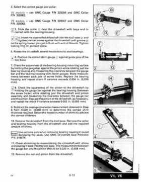 1990 Johnson Evinrude "ES" Cross V 88 thru 115, 150 thru 175 Service Repair Manual, P/N 507874, Page 225