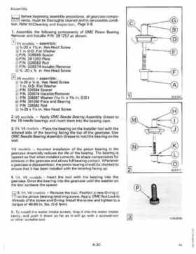 1990 Johnson Evinrude "ES" Cross V 88 thru 115, 150 thru 175 Service Repair Manual, P/N 507874, Page 226