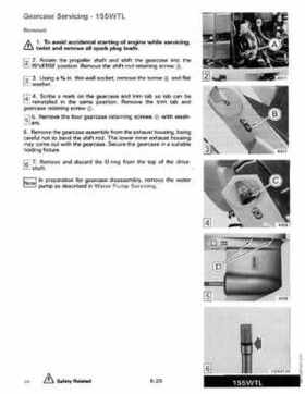 1990 Johnson Evinrude "ES" Cross V 88 thru 115, 150 thru 175 Service Repair Manual, P/N 507874, Page 235