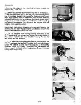 1990 Johnson Evinrude "ES" Cross V 88 thru 115, 150 thru 175 Service Repair Manual, P/N 507874, Page 236
