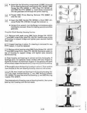 1990 Johnson Evinrude "ES" Cross V 88 thru 115, 150 thru 175 Service Repair Manual, P/N 507874, Page 240