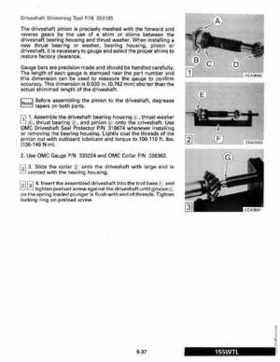 1990 Johnson Evinrude "ES" Cross V 88 thru 115, 150 thru 175 Service Repair Manual, P/N 507874, Page 243