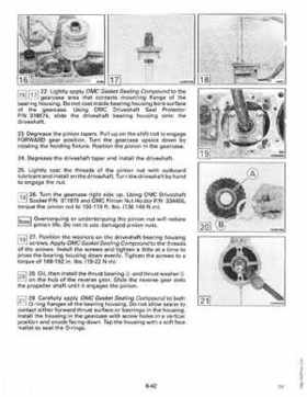 1990 Johnson Evinrude "ES" Cross V 88 thru 115, 150 thru 175 Service Repair Manual, P/N 507874, Page 248