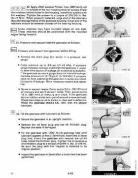 1990 Johnson Evinrude "ES" Cross V 88 thru 115, 150 thru 175 Service Repair Manual, P/N 507874, Page 249