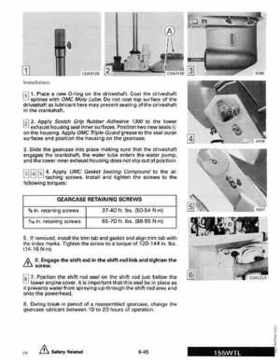 1990 Johnson Evinrude "ES" Cross V 88 thru 115, 150 thru 175 Service Repair Manual, P/N 507874, Page 251