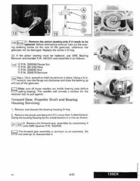 1990 Johnson Evinrude "ES" Cross V 88 thru 115, 150 thru 175 Service Repair Manual, P/N 507874, Page 257