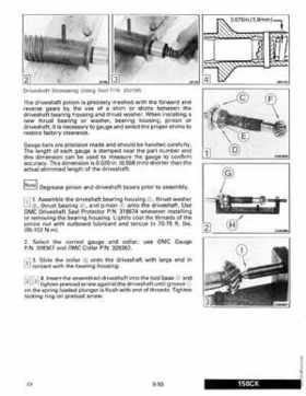 1990 Johnson Evinrude "ES" Cross V 88 thru 115, 150 thru 175 Service Repair Manual, P/N 507874, Page 261