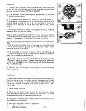 1990 Johnson Evinrude "ES" Cross V 88 thru 115, 150 thru 175 Service Repair Manual, P/N 507874, Page 287