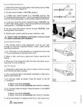 1990 Johnson Evinrude "ES" Cross V 88 thru 115, 150 thru 175 Service Repair Manual, P/N 507874, Page 307