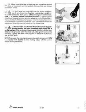 1990 Johnson Evinrude "ES" Cross V 88 thru 115, 150 thru 175 Service Repair Manual, P/N 507874, Page 317