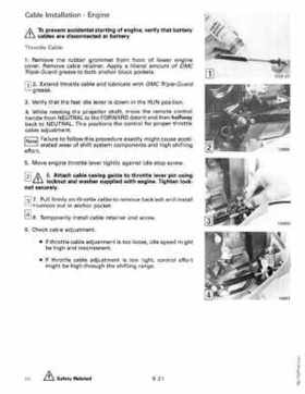 1990 Johnson Evinrude "ES" Cross V 88 thru 115, 150 thru 175 Service Repair Manual, P/N 507874, Page 318