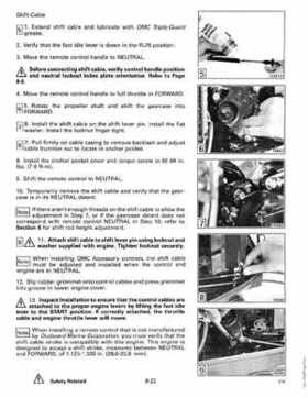 1990 Johnson Evinrude "ES" Cross V 88 thru 115, 150 thru 175 Service Repair Manual, P/N 507874, Page 319