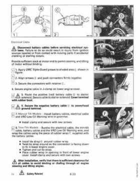 1990 Johnson Evinrude "ES" Cross V 88 thru 115, 150 thru 175 Service Repair Manual, P/N 507874, Page 320