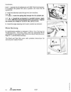 1990 Johnson Evinrude "ES" Cross V 88 thru 115, 150 thru 175 Service Repair Manual, P/N 507874, Page 357