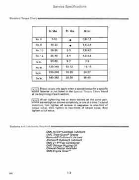 1991 Johnson Evinrude 9.9 Thru 30 HP Models Service Manual P/N 507946, Page 9