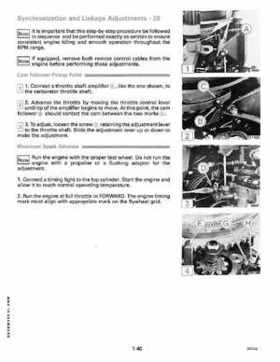 1991 Johnson Evinrude 9.9 Thru 30 HP Models Service Manual P/N 507946, Page 46