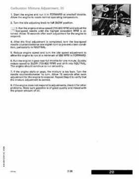 1991 Johnson Evinrude 9.9 Thru 30 HP Models Service Manual P/N 507946, Page 94