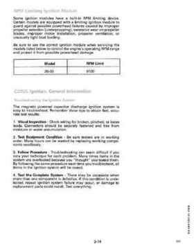 1991 Johnson Evinrude 9.9 Thru 30 HP Models Service Manual P/N 507946, Page 117