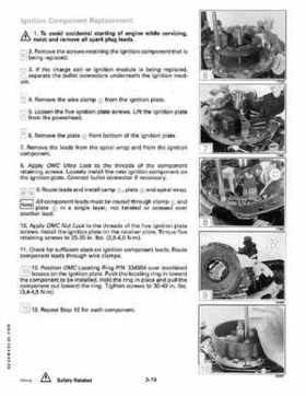 1991 Johnson Evinrude 9.9 Thru 30 HP Models Service Manual P/N 507946, Page 122