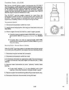 1991 Johnson Evinrude 9.9 Thru 30 HP Models Service Manual P/N 507946, Page 125