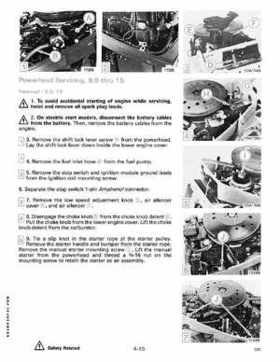 1991 Johnson Evinrude 9.9 Thru 30 HP Models Service Manual P/N 507946, Page 142