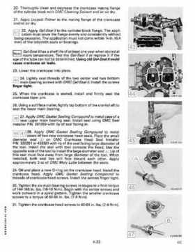 1991 Johnson Evinrude 9.9 Thru 30 HP Models Service Manual P/N 507946, Page 154