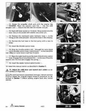 1991 Johnson Evinrude 9.9 Thru 30 HP Models Service Manual P/N 507946, Page 183